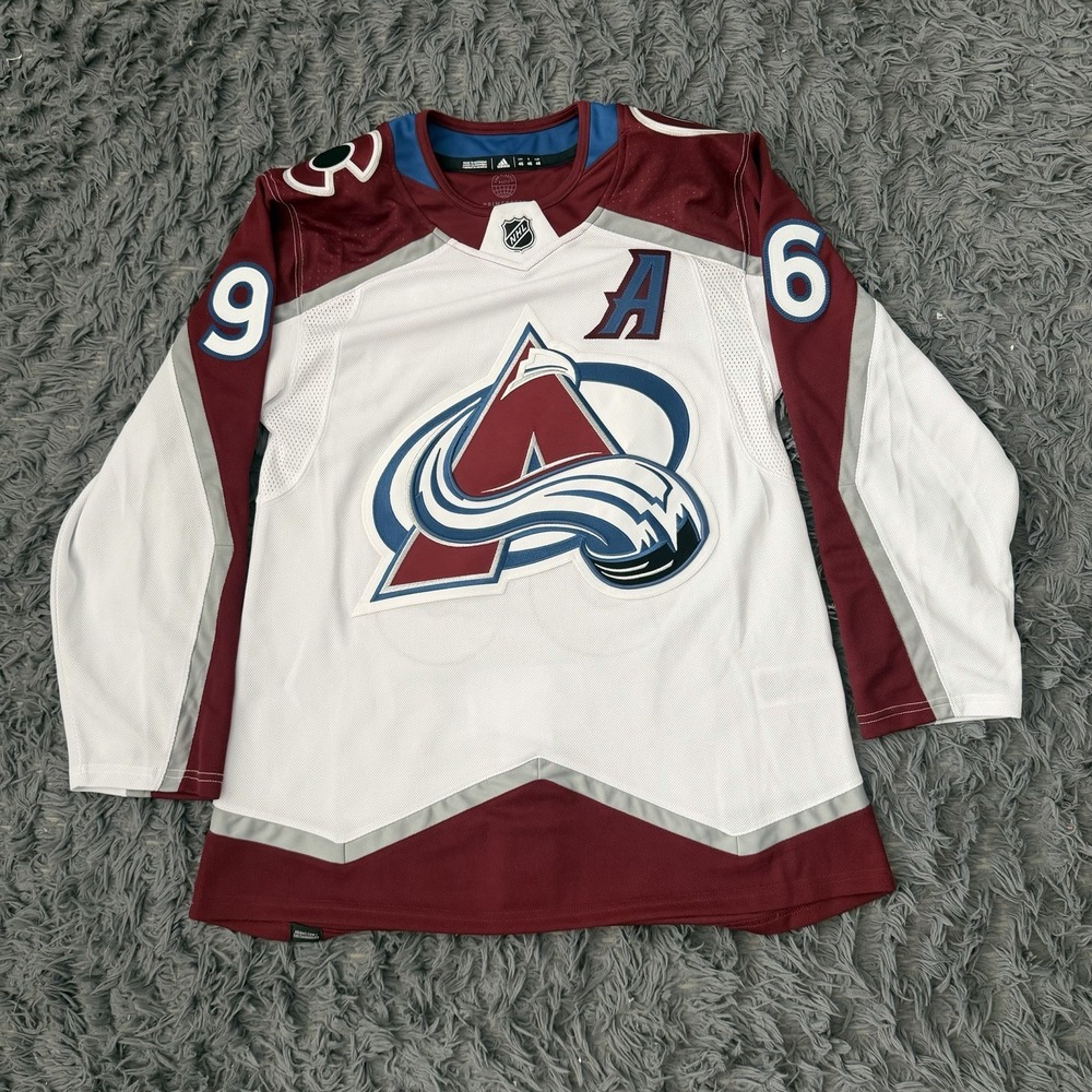 Adidas Compared Avalanche Rantanen Hockey Jersey Men's Size 46 Stitched #96